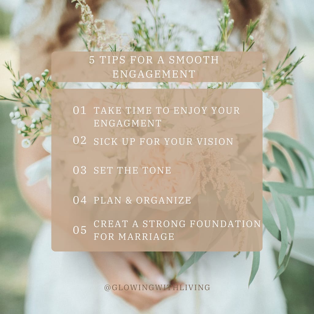 5 tips for a smooth engagment