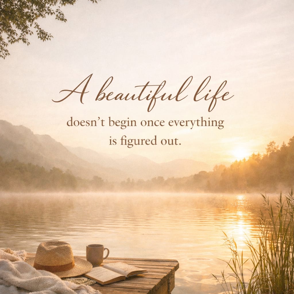 How to Live a Beautiful Life Without Having It All Figured Out ...